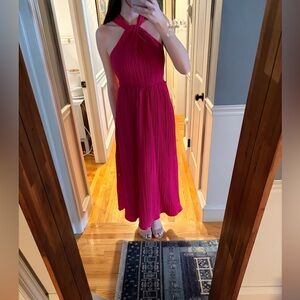 a new day Women's Backless Dress in Vibrant Pink